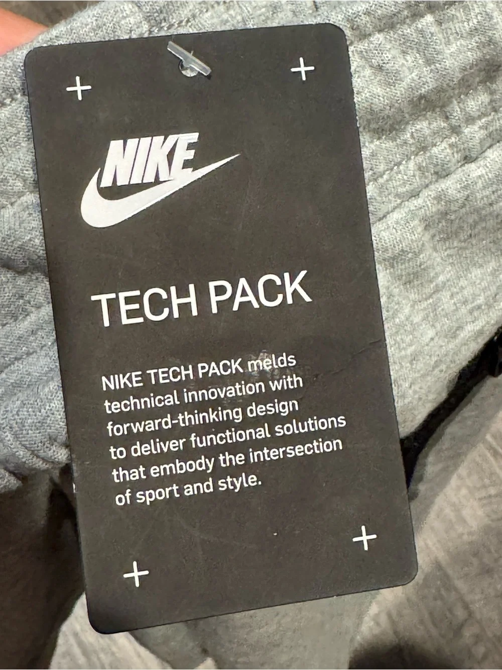 Nike Tech DK Grey Heather Boys Shorts Size 5 New With Tags